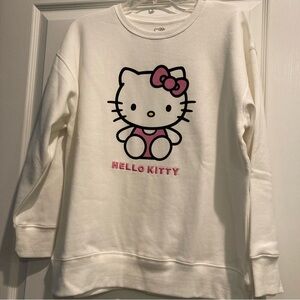 Hello Kitty White Sweater by Sanrio NWOT